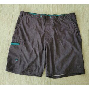 Zeroxposur‎ Travel Shorts Men's Size XL Gray Stretch with Pockets lined